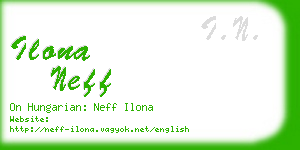 ilona neff business card